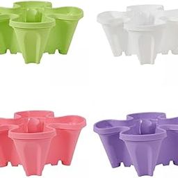 4 Pieces Vertical Garden Planter Strawberry Planting Pot Indoor Outdoors-image-84