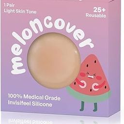 Nipple Cover Reusable for Women Thin Silicone Nipple Pasties for Women Reusable to Cover Under Bra Skin Friendly Adhesive Nipple Pads for Women-image-1