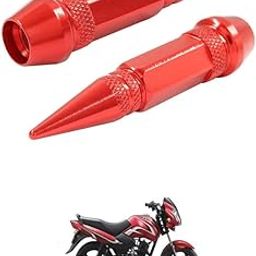 LOVMOTO Universal 2PC Spiked Aluminum Stem Valve Caps Dustproof Tire Wheel Stem Caps for Cars,SUVs,Trucks Bicycles and Motorcycles Comfortable with SPO-rt-image-11