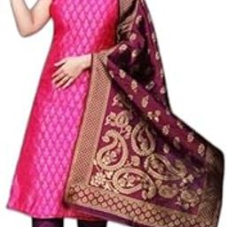 Stiched banarasi silk fency dres with tafeta pant and jequared dupptta| eligant style and design - 517 for the size of --picture-31