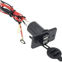 EN-VOLANT 12V-24V Cars Motorcycles USB Port Charger Power Supply with Dust Cap-26