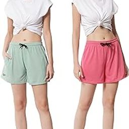 Women's Cotton Shorts | Shorts for Women Night Wear | Sports and Running Shorts for Women | Gym Workout and Yoga Shorts | Women Shorts | Regular Fit Shorts for Women Combo (Pack of 2)-image-4