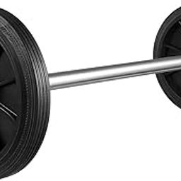 Baluue 1set Rubber Wheels for Trash Can Garbage Can Wheels with Hollow Shaft for Replacement and Outdoor Use Compatible with Trash Bins and Wastebasket Accessories-13