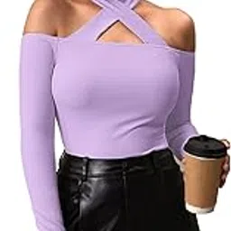 shasmi Women's Cotton Regular Fit Striped Ribbed, Stylish T-Shirt Top, Soft and Comfy Fabric Has Some Stretch-picture-22