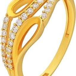 Malabar Gold and Diamonds Gold Ring for Women | Ring for Birthday, Wedding, Anniversary & Valentine's Day Gift-image-91