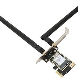 PCIe WiFi 6E Card, XB530NF MT7922 RZ616 2.4G 5G 6Ghz 3 Band, Up to 2400Mbps Dual Antenna MU MIMO PCIe Network Card, BT 5.2 Cordless NIC Adapter-image-25