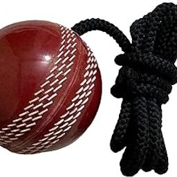 Practice Hanging Cricket Ball with Rope, Synthetic Material-image-21