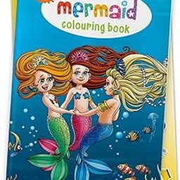 Mermaid Colouring Book (Giant Book Series): Jumbo Sized Colouring Books-image-12