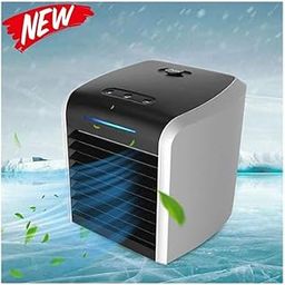 Ubervia Portable Air Conditioners - Portable Air Conditioner Effective Cooling Low Noise USB Charge Air Conditioner Fan with 3 Speeds 7 Colors for Office and Room-image-61