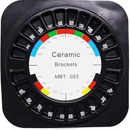 InstruDent Ceramic Bracket Kit MBT 0.22 | Aesthetic Orthodontic Braces for Adults & Teens | Durable & Comfortable | Precision Fit | Dental Brackets-15