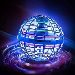 Flying Orb Ball Toys for Boys Girls Kids Adult Indoor Outdoor, USB Rechargeable Built-in RGB Lights 360°Rotating in Available Colour (Multi-Color, Pack of 1)-image-94