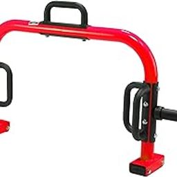 CAP Barbell Deluxe Open Trap Bar, Hex Bar, Shrug Bar, Deadlift Bar for Olympic and Standard Plates - Red-21