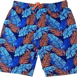 Men's Tropical Printed Swimming Shorts | Multicolor | Elastic Waist with Drawstring-48