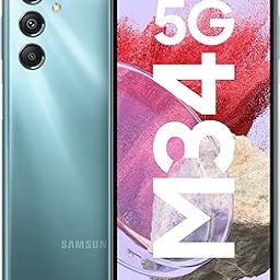 Samsung Galaxy M34 5G (Waterfall Blue,8GB,128GB)|120Hz sAMOLED Display|50MP Triple No Shake Cam|6000 mAh Battery|4 Gen OS Upgrade & 5 Year Security Update|16GB RAM with RAM+|Android 13|Without Charger-image-4