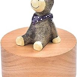 Music Box Swivel Base Creative DIY Crafts Clockwork Ornament Festival Gift Donkey | Educational | Music & Art-image-63
