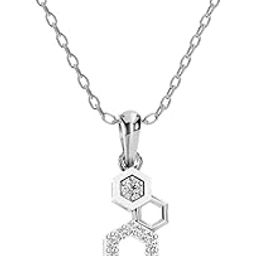 Incredible Lab Grown Round Diamond Charm Pendant Necklace 14K Gold (HPN-200053)-image-35