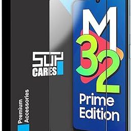 Military-Grade Gorilla Tempered Glass Screen Protector for Samsung Galaxy M32 Prime Edition, M32, A32, F22, and Galaxy A31 (6.4 Inch) With Installation Kit | Edge to Edge Coverage | Black-29