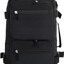 Gym Duffel Shoulder Bag for Women and Men for Sports, Travel, Workout Carry On Weekender | 3 Way Handling Inisex Black Bag-52