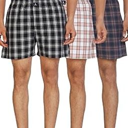 Cotton Boxer Shorts for Men, Breathable, Comfortable & Lightweight (Pack of 3)-image-30