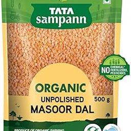 Tata Sampann Organic Masoor Dal, 500g-image-57