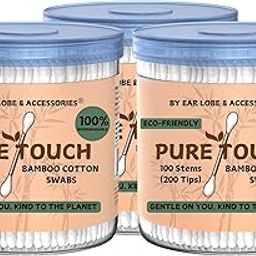 [Ear Lobe & Accessories] Cotton Swabs/Buds for Ear & Nose Cleansing, Makeup Removal - Pack of 300 stems/600 swabs-picture-18