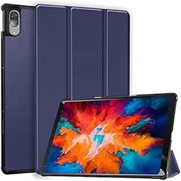 Robustrion Smart Trifold Hard Back Flip Stand Case Cover for Lenovo Tab P11 Pro 11.5 inch TB-J706F/J706L -Navy-image-34