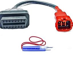 DANLITE TOOLS TECHNICIAN Bs6 bike Bajaj and platina cable fast connectivity free red colour obd cable-picture-9