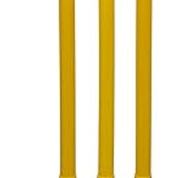 TSI Sports Cricket Stumps Full Size 32" with Stand Cricket Kit Plastic Wickets for Cricket Standard Wickets for Cricket Ground, Match, Tournament Stump with Stand & Bails (Yellow)-image-22