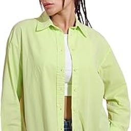 Women's Men's Drop-Shoulder Oversized Cotton Shirt | Full Sleeves | Relaxed & Effortless Style | Shirts for Woman | Women Shirts | Women Casual Shirt-image-4