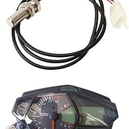Ubervia® Motorcycle Speedometer Tachometer Compatible with Y.- Amaha YZF-R3 YZF R3 1 Motorcycle Digital Gauge 1 Induction Line-0