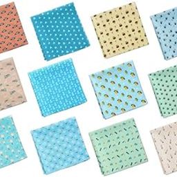 100% Organic Soft Cotton Women's Handkerchiefs | Multicolor & Trendy Printed Hanky Designs | Soft & Breathable Fabric-image-30