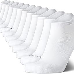 Men's Low Cut Socks - 12 Pack Performance Cushion Comfort No Show Socks - Breathable Athletic Socks for Men (6-12.5)-picture-0