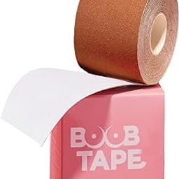 Pure Cotton Waterproof Boob Tape, Breast Lift Tape and Nipple Covers, Push up Tape and Breast Pasties Strapless Bra Tape Chest Support Tape Girls and Womens Brown #viralboobtape-picture-22