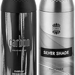 Ajmal Carbon & Silvershade LiquidDeodorants Gift For Men (200 Ml, Pack Of 2)-29