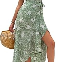 Women's Fit and Flare Printed Crepe Multicolor Dress-image-33