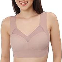 ICY Silk Seamless Pushup Sporta Bra, Padded, Full Coverage, Yoga Bralette Tank Top for Workout & Gym-picture-50