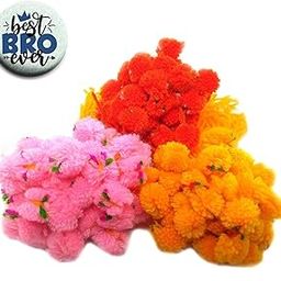 Ascension (Pack of 20) Ram Rakhi Flower Gota Pati Rakhi Pooja Rakhi Pom Pom Rakhi Feather Soft Children Rakhi Sharvan God Rakhi Rakhi Ram Rakhi & Best Brother Fridge Magnet-image-42
