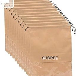 SHOPEE BRANDED 12 Pcs Travel Shoe Bag With Clear Window Transparent Shoe Cover Pack Of 12-image-97