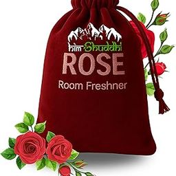 HimShuddhi Handmade Himalayan Room or Air Freshner Pouch for Home, Office, Wardrobe, Cupbord & Car | Pure Wildcrafcted Multi Purpose Sachet/Potpourri (Rose, Pack of 1)-20