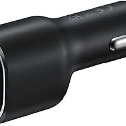 Samsung Original Car Charger Duo (40W, Black)-11