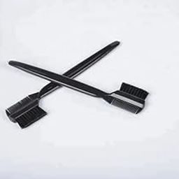 BANIRA Eye Groomer 2 in 1 Brow & Lash Comb Brush, Perfect for Lining, Shaping Brows and Eyes -BLACK (PACK OF 2PCS)-image-36