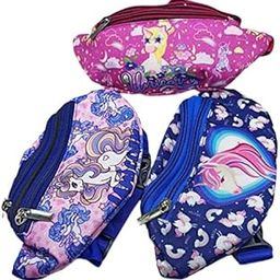 Unicorn Girls Waist Sling Pack Fanny Pack Cute Unicorn Causal Belt Bag for Kids Teens Women-image-83
