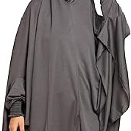 Women's Cotton Blend Full Coverage Hijab with Niqab & Sleeves | One-Piece Islamic Khimar | Modest Wear |-image-12