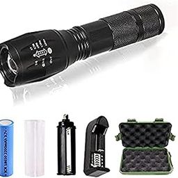 KIDSDELIGHT Small Sun Rechargeable and Zoomable Aluminum Flashlight with COB Side Light-23
