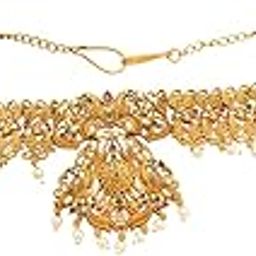 Gold Plated Kamarbandh Belly-Chain Tagdi for Women (Golden) | Kamarpatta | Kamarbandh Belt for Wedding-image-40