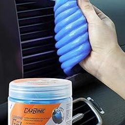 CARBINIC Car Cleaning Gel Kit | Universal Gel for Car Accessories Laptop Keyboard Gadgets | Multipurpose Interior Dust Cleaning | Dashboard Gap Corner Cleaner (120 Grams- Box, MOQ-3)-12