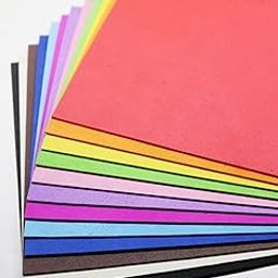 CREATIFY EVA Foam Sheets A4 Size – 2mm Thick | Pack of 12 Multicolor Sheets | Ideal for DIY Crafts, Scrapbooking, Decorations & School Projects | Soft Craft Foam (Multicolor, A4)-image-3