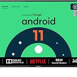 Westinghouse 80 cm (32 inches) W2 Series HD Ready Certified Android LED TV WH32HX41 (Black)-picture-0
