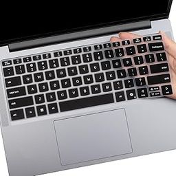 RAYA Silicone Keyboard Cover for Lenovo Ideapad Slim 3/3i Gen10 and Ideapad Slim 5/5i Gen10 13inch and 14inch Laptops [ Will NOT FIT for ideapad Pro or Yoga Models ] (Black)-12