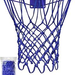 WNE Jaliwale Basketball Net Blue Colour, Professional Match Quality Net Indoor & Outdoor Basketball Net (2 Pieces of Net/One Pair)-10